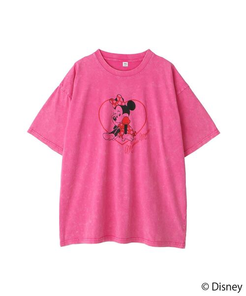 Disney(ディズニー)の「ミニー/レトロT(Tシャツ/カットソー・レディース・ピンク・FREE)」の7枚目の写真