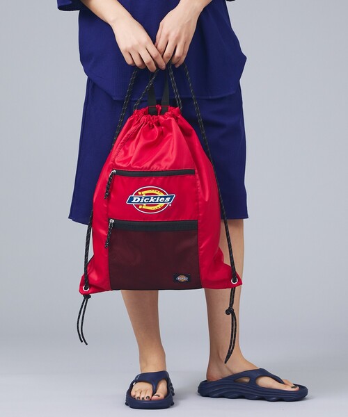 Dickies(ディッキーズ)の「【DICKIES/ディッキーズ】ICON LOGO KNAPSACK / アイコンロゴナップサック / リュック / ユニセックス(バックパック/リュック・メンズ・レッド/チャコールグレー/ホワイト/ブルー/ブラック・フリー)」の5枚目の写真