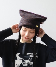 Three Four Time（スリーフォータイム）の「【ばら色の帽子】ダイアナノニット帽（ハット）」