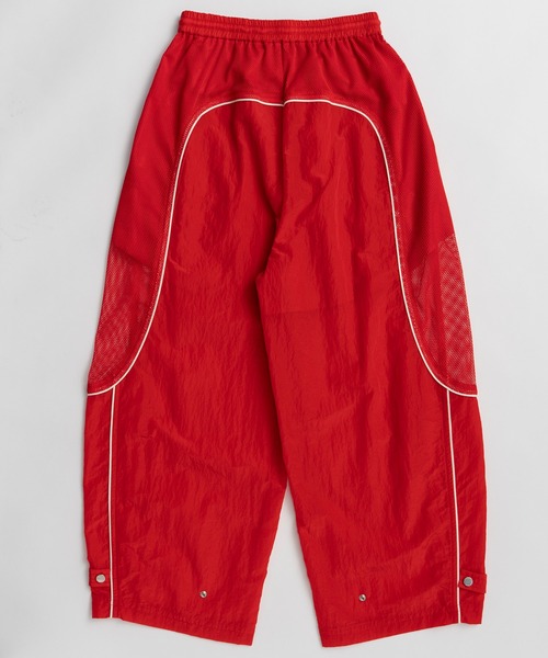 MAISON SPECIAL(メゾンスペシャル)の「【PRE-ORDER】Mesh Sporty Balloon Pants/メッシュスポーティバルーンパンツ(その他パンツ・レディース・レッド/ホワイト/ブラック・38/36)」の11枚目の写真