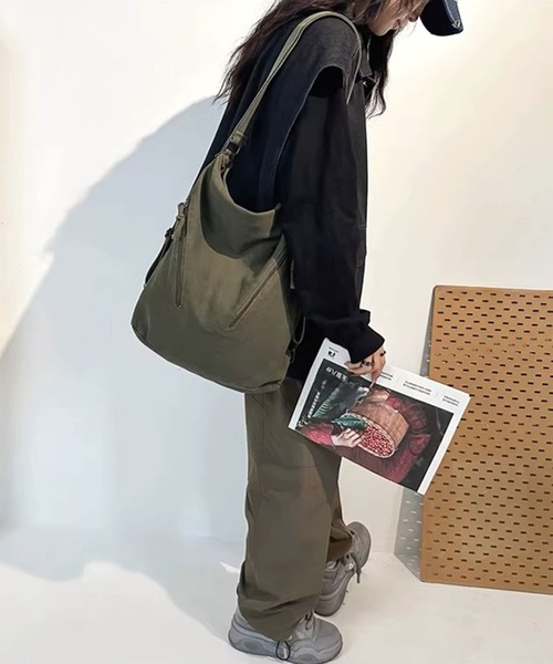 FUNALIVE(ファンアライブ)の「ABETTOR ヘビーキャンバストート&DAY 2WAY BAG(トートバッグ・メンズ・ブラック/カーキ/キナリ・FREE)」の15枚目の写真