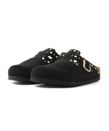 BIRKENSTOCK(�r���P���V���g�b�N)��BIRKENSTOCK BOSTON RIVET LEVE BLACK / �r���P���V���g�b�N �{�X�g�� ���x�b�g ���[���F �u���b�N(�T���_��)