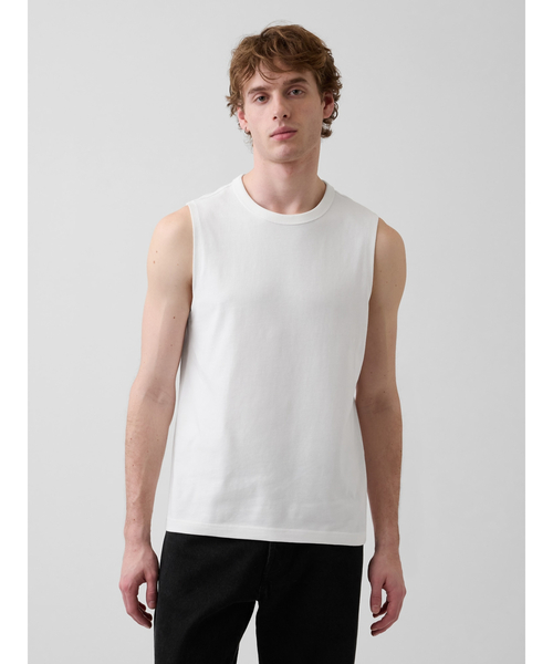 GAP(ギャップ)の「マッスル タンクトップ(タンクトップ・メンズ・ブラック/オフホワイト/グレー/グリーン・XL/L/M/S/XS)」の2枚目の写真