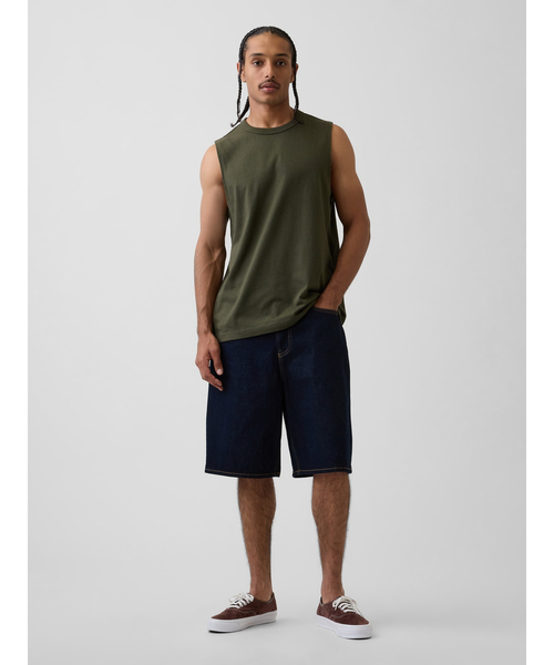 GAP(ギャップ)の「マッスル タンクトップ(タンクトップ・メンズ・ブラック/オフホワイト/グレー/グリーン・XL/L/M/S/XS)」の5枚目の写真