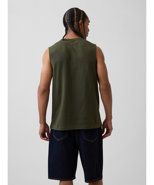GAP(ギャップ)の「マッスル タンクトップ(タンクトップ・メンズ・ブラック/オフホワイト/グレー/グリーン・XL/L/M/S/XS)」の11枚目の写真