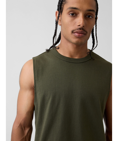 GAP(ギャップ)の「マッスル タンクトップ(タンクトップ・メンズ・ブラック/オフホワイト/グレー/グリーン・XL/L/M/S/XS)」の7枚目の写真