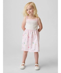 GAP（ギャップ）の「ミックスメディア エプロンワンピース (幼児・ベビー)（ワンピース）」