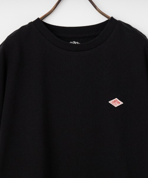 DANTON（ダントン）の「[DANTON/ダントン] ワンポイントロゴ ドルマンスリーブ Tシャツ（Tシャツ/カットソー・レディース・ホワイト/グレイッシュベージュ/ブラック・S）」の6枚目の写真