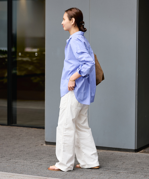 FRAMeWORK(フレームワーク)の「≪追加≫ライトミリタリースラブベイカーパンツ 4(カーゴパンツ・レディース・オリーブ/ピンク系その他/ホワイト・40/38/36)」の19枚目の写真