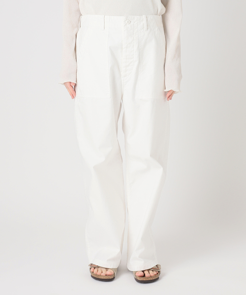 FRAMeWORK(フレームワーク)の「≪追加≫ライトミリタリースラブベイカーパンツ 4(カーゴパンツ・レディース・オリーブ/ピンク系その他/ホワイト・40/38/36)」の12枚目の写真