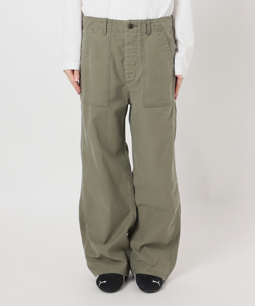 FRAMeWORK(フレームワーク)の「≪追加≫ライトミリタリースラブベイカーパンツ 4(カーゴパンツ・レディース・オリーブ/ピンク系その他/ホワイト・40/38/36)」の14枚目の写真