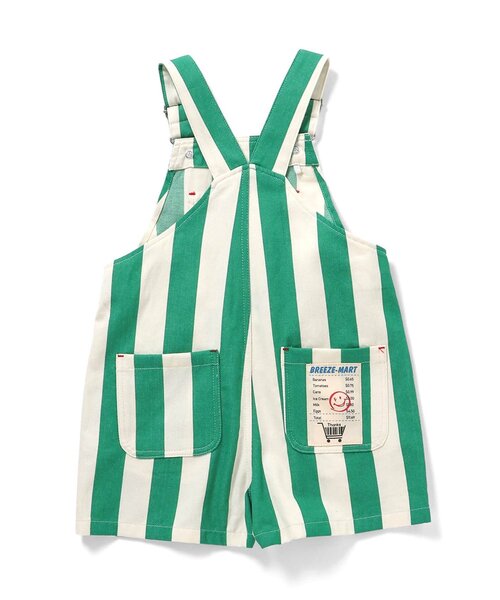 BREEZE(ブリーズ)の「BREEZEMART ショートサロペット(サロペット/オーバーオール・キッズ・アイボリー/グリーン・90/110/130)」の9枚目の写真