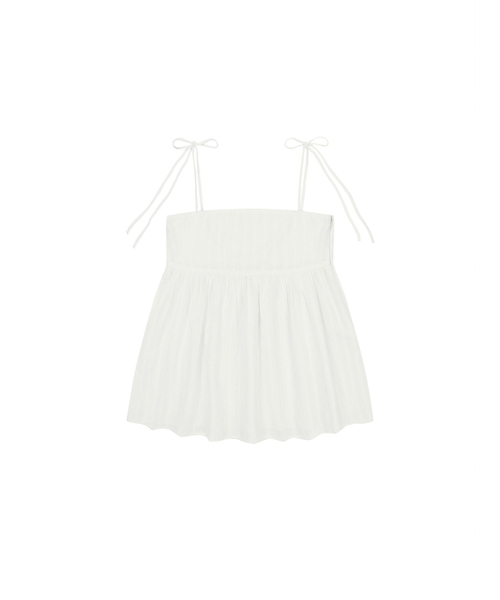 Kijun(キジュン)の「Pure Lace Camisole Off-White(Tシャツ/カットソー・レディース・その他・MEDIUM)」の4枚目の写真
