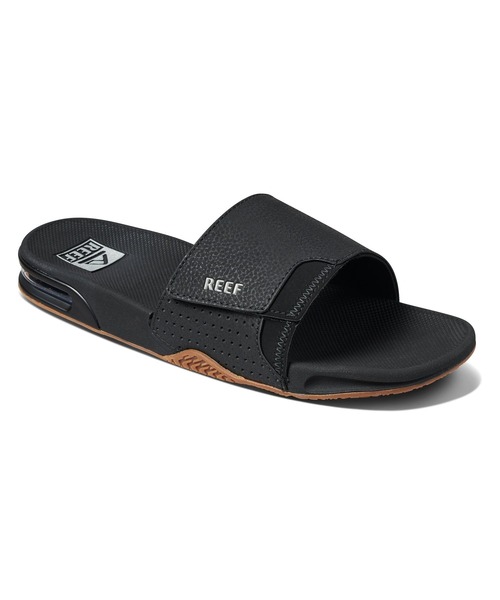 REEF(リーフ)の「REEF メンズ FANNING SLIDE ビーチサンダル 【2026年春夏モデル】/リーフスライドサンダル(サンダル・メンズ・ブラック・28cm/27cm/26cm)」の4枚目の写真