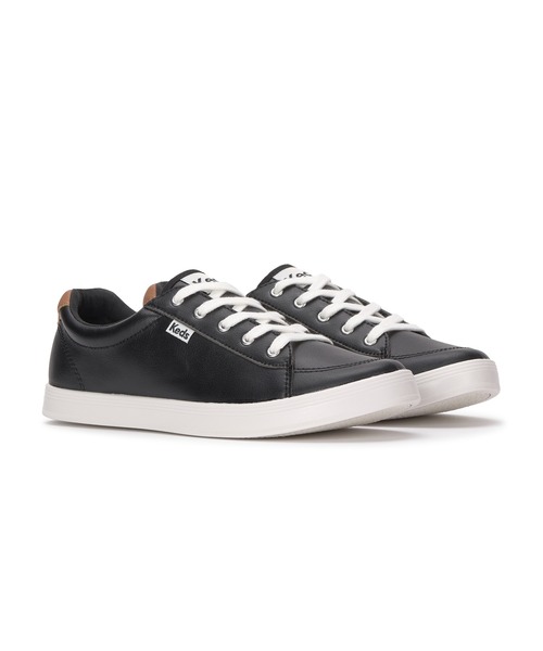 Keds(ケッズ)の「Keds ケッズ クレスト PU ブラック(スニーカー・レディース・ブラック・25.0cm/24.0cm/23.0cm)」の1枚目の写真