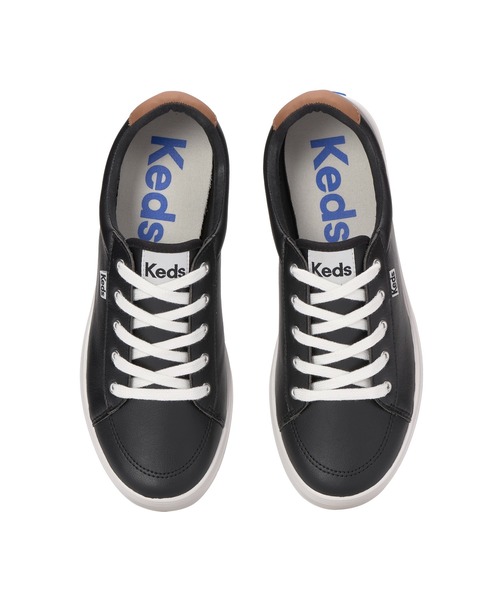 Keds(ケッズ)の「Keds ケッズ クレスト PU ブラック(スニーカー・レディース・ブラック・25.0cm/24.0cm/23.0cm)」の3枚目の写真