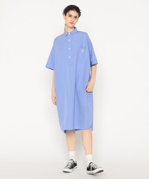DANTON(�_���g��)��Women's Cotton Poplin Pullover Shirt Dress(�����s�[�X)