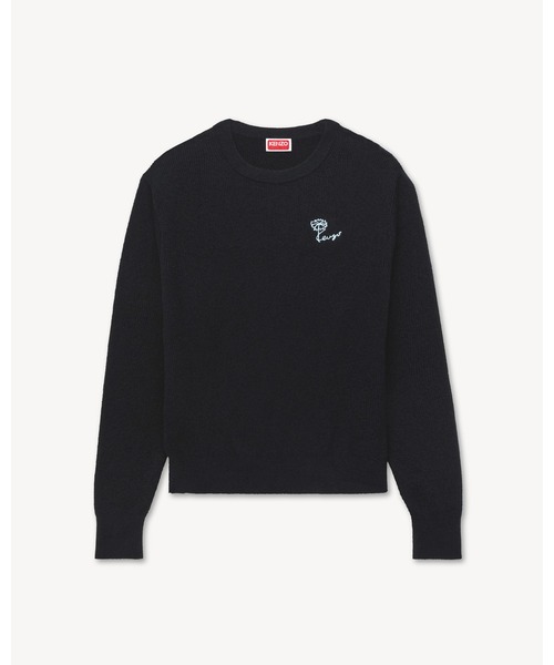KENZO(ケンゾー)の「'KENZO Tulip' エンブロイダリー ジャンパー イン スポンジー コットン(その他トップス・レディース・ブラック系その他5・SMALL/MEDIUM/X-SMALL)」の6枚目の写真