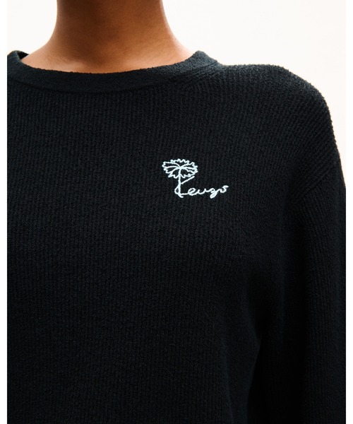 KENZO(ケンゾー)の「'KENZO Tulip' エンブロイダリー ジャンパー イン スポンジー コットン(その他トップス・レディース・ブラック系その他5・SMALL/MEDIUM/X-SMALL)」の5枚目の写真
