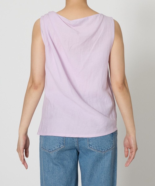 BABYLONE(バビロン)の「【TELA】ツイストショルダーブラウス(シャツ/ブラウス・レディース・ラベンダー/ベージュ・フリー)」の21枚目の写真