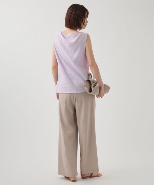 BABYLONE(バビロン)の「【TELA】ツイストショルダーブラウス(シャツ/ブラウス・レディース・ラベンダー/ベージュ・フリー)」の18枚目の写真