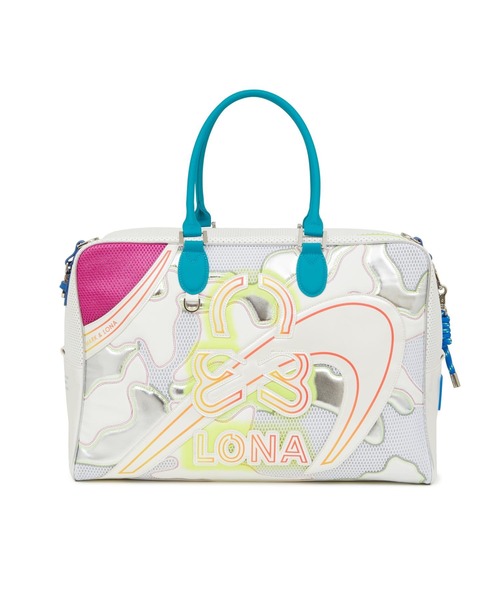 MARK & LONA（マークアンドロナ）の「Nitro Camo Paneled Boston Bag（ボストンバッグ・メンズ・ホワイト/ブラック・FREE）」の4枚目の写真