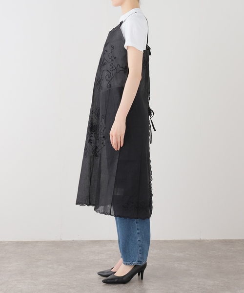 sara mallika（サラ マリカ）の「【SARA MALLIKA/サラマリカ】 Organza Aari Embroidery Cam：ワンピース（ワンピース・レディース・ブラック・FREE）」の10枚目の写真