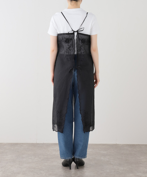 sara mallika（サラ マリカ）の「【SARA MALLIKA/サラマリカ】 Organza Aari Embroidery Cam：ワンピース（ワンピース・レディース・ブラック・FREE）」の11枚目の写真