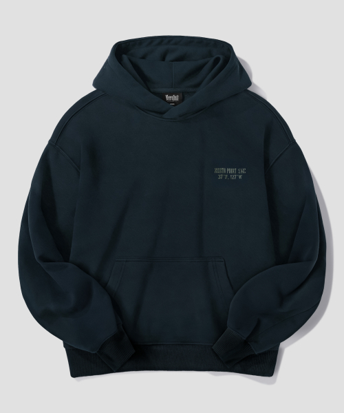 Verdnt（バーダント）の「オーバーサイズベーシックロゴフードパーカー[ネイビー]（パーカー・レディース・その他・SMALL/MEDIUM/LARGE）」の4枚目の写真