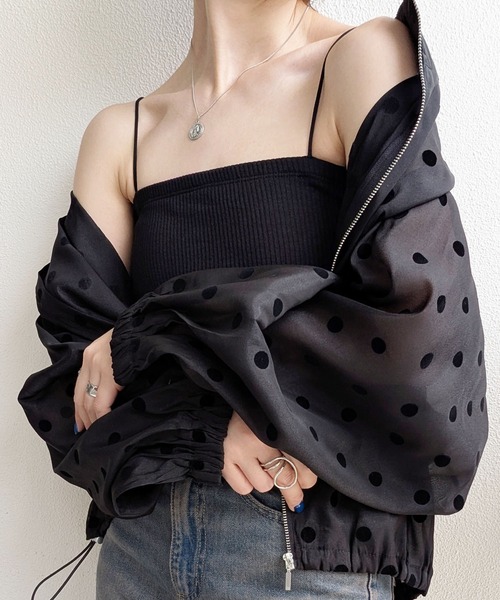 styiro(スタイロ)の「華奢ストラップカップ付きリブキャミソールブラトップ チューブトップ(キャミソール・レディース・ブラック/ホワイト/ベージュ/ベージュ系その他・M/FREE)」の21枚目の写真