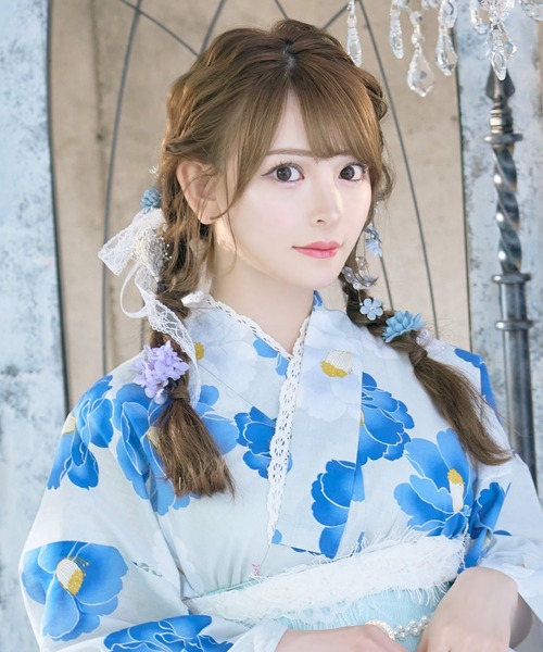 着物・浴衣・和小物 mi 浴衣 アクセサリー つけ衿 レース ホワイト 浴衣グッズ 和装 かわいい