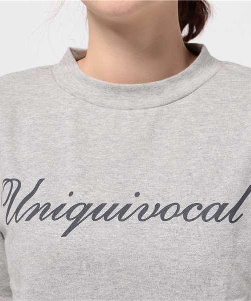 LBC（エルビーシー）の「コットン起毛ゆるスウェットチュニック          （スウェット・レディース・ライトグレー/ネイビー・MEDIUM/LARGE）」の7枚目の写真