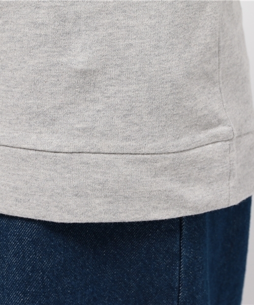 LBC（エルビーシー）の「コットン起毛ゆるスウェットチュニック          （スウェット・レディース・ライトグレー/ネイビー・MEDIUM/LARGE）」の9枚目の写真