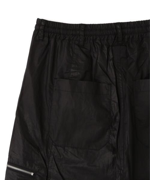 DANKE SCHON(ダンケシェーン)の「DankeSchon/ダンケシェーン/PAPER COATED CARGO SHORTS(カーゴパンツ・レディース・ブラック系その他・L/M)」の4枚目の写真
