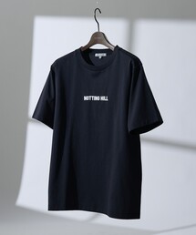 DESIGNWORKS（デザインワークス）の「ロゴプリント クルーネック Tシャツ -NOTTING HILL-（Tシャツ/カットソー）」