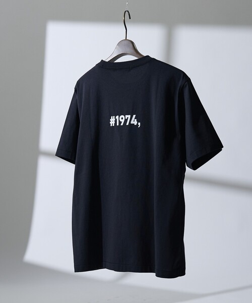 DESIGNWORKS(デザインワークス)の「ロゴプリント クルーネック Tシャツ -NOTTING HILL-(Tシャツ/カットソー・メンズ・ホワイト/ブラック・46/50/48)」の4枚目の写真