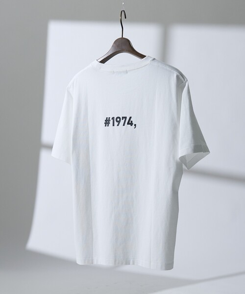 DESIGNWORKS(デザインワークス)の「ロゴプリント クルーネック Tシャツ -NOTTING HILL-(Tシャツ/カットソー・メンズ・ホワイト/ブラック・46/50/48)」の10枚目の写真