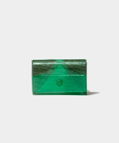 beautiful people（ビューティフルピープル）の「nothing to hide vinyl card coin case（カードケース・レディース・ピンク/ホワイト/ピンク×イエロー/サックスブルー/グリーン×ピンク/ダークブラック/レッド・FREE）」の4枚目の写真