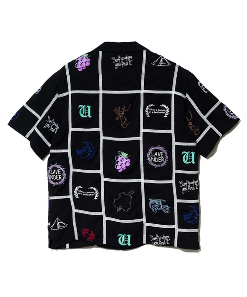 Universal Style Wear(ユニバーサルスタイルウェア)の「Universal Style Wear/ユニバーサルスタイルウェア Patchwork embroidery shirt(シャツ/ブラウス・メンズ・ブラック・MEDIUM/LARGE)」の7枚目の写真