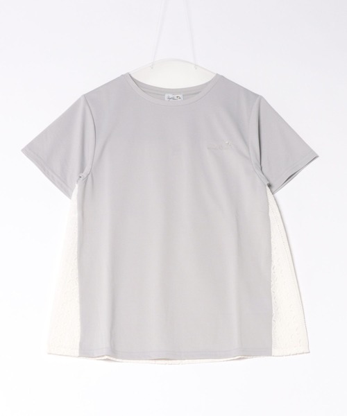Arnold Palmer(アーノルドパーマー)の「オーバーレース ドッキング プルオーバー(Tシャツ/カットソー・レディース・グレー/ホワイト/ネイビー・M/S/L)」の14枚目の写真