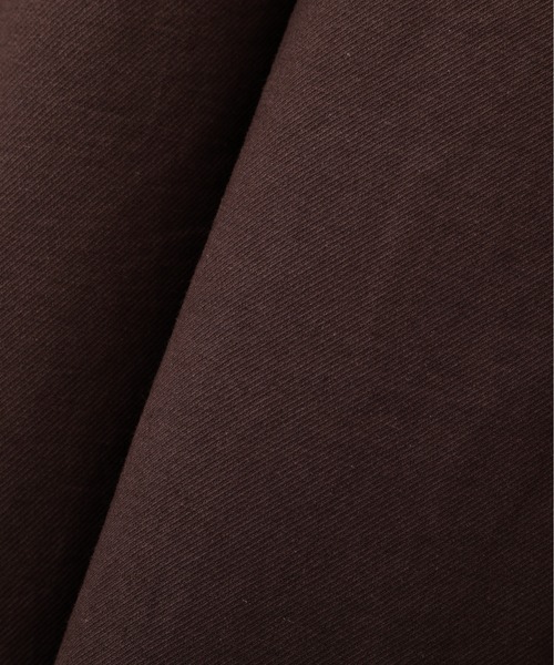 MHL.(エムエイチエル)の「LIGHTWEIGHT COTTON NYLON TWILL(ワンピース・レディース・ブラック/ボルドー・1/2)」の9枚目の写真