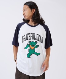 【GRATEFUL DEAD】 オーバーサイズ ラグラン 半袖Tシャツ