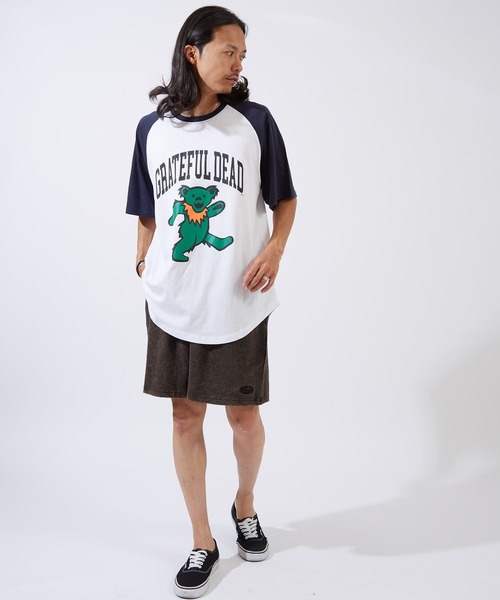 improves(インプローブス)の「【GRATEFUL DEAD】 オーバーサイズ ラグラン 半袖Tシャツ(Tシャツ/カットソー・メンズ・グレー系1/グリーン系/ネイビー系/ブラック系1/ブラック系/ネイビー系1・MEDIUM/X-LARGE/LARGE)」の19枚目の写真