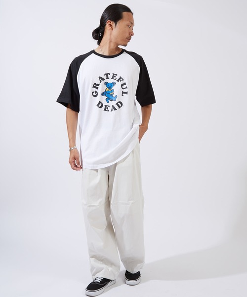 improves(インプローブス)の「【GRATEFUL DEAD】 オーバーサイズ ラグラン 半袖Tシャツ(Tシャツ/カットソー・メンズ・グレー系1/グリーン系/ネイビー系/ブラック系1/ブラック系/ネイビー系1・MEDIUM/X-LARGE/LARGE)」の16枚目の写真