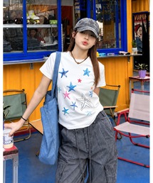 オーシャンポップグラフィックTシャツ
