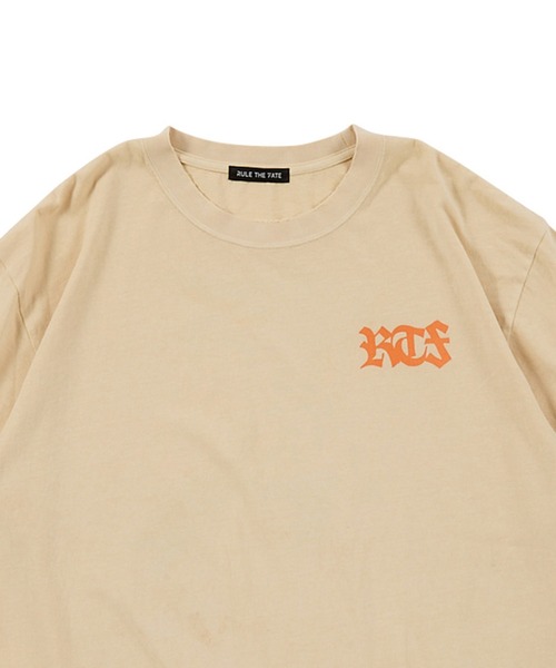 RULE THE FATE(ルールザフェイト)の「RTF R MARKED TEE/RマークTシャツ(Tシャツ/カットソー・メンズ・ベージュ・2/1)」の3枚目の写真