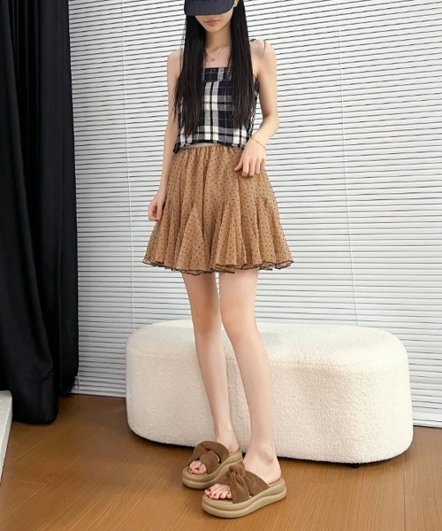 Miniministore(ミニミニストア)の「ミュールサンダル クロスベルト 厚底(サンダル・レディース・レオパード/アイボリー/キャメル・22.5cm/23.0cm/23.5cm/24.5cm/24.0cm/25.0cm)」の16枚目の写真