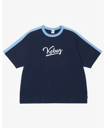 keboz　KEBOZ　ケボズ　パイル　ポロシャツ　総柄　ネイビー　XL KEBOZ｜ケボズ（メンズ）のトップス（ブルー・ネイビー/青色系）通販