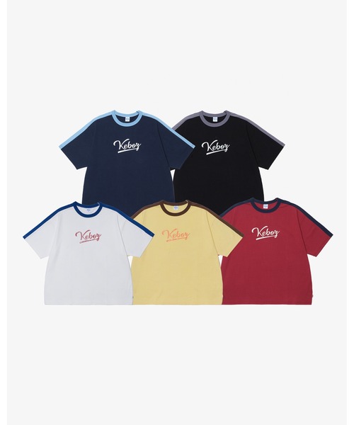 KEBOZ(ケボズ)の「ICON RINGER S/S TEE(Tシャツ/カットソー・メンズ・ホワイト/ネイビー/レッド/ライトイエロー/ブラック・S/M/L/XL/2XL)」の13枚目の写真
