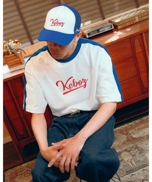 KEBOZ(ケボズ)の「ICON RINGER S/S TEE(Tシャツ/カットソー・メンズ・ホワイト/ネイビー/レッド/ライトイエロー/ブラック・S/M/L/XL/2XL)」の15枚目の写真